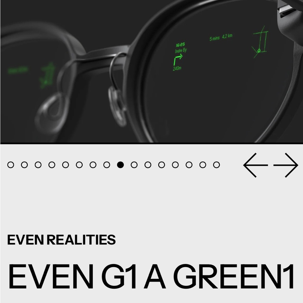 EVEN G1A Smart Glasses - Black